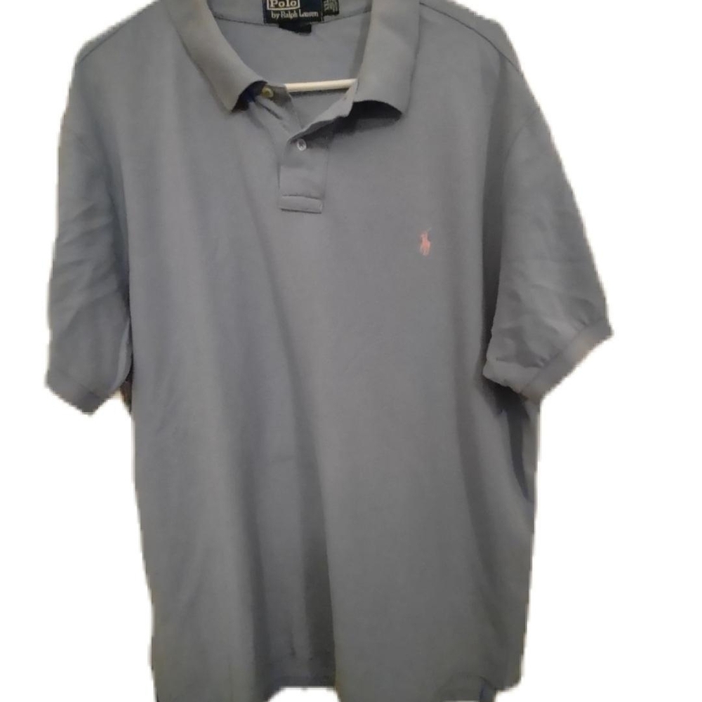 Polo by Ralph Lauren Men's Blue Polo Shirt